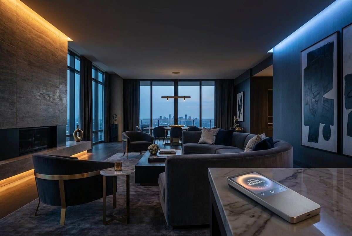 Savant — Premium handheld control, smart lighting, and elegant UI